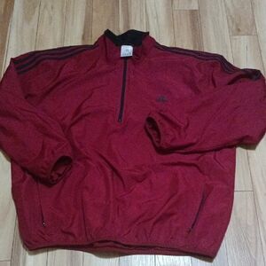 Adidas Red Half-Zip Jacket